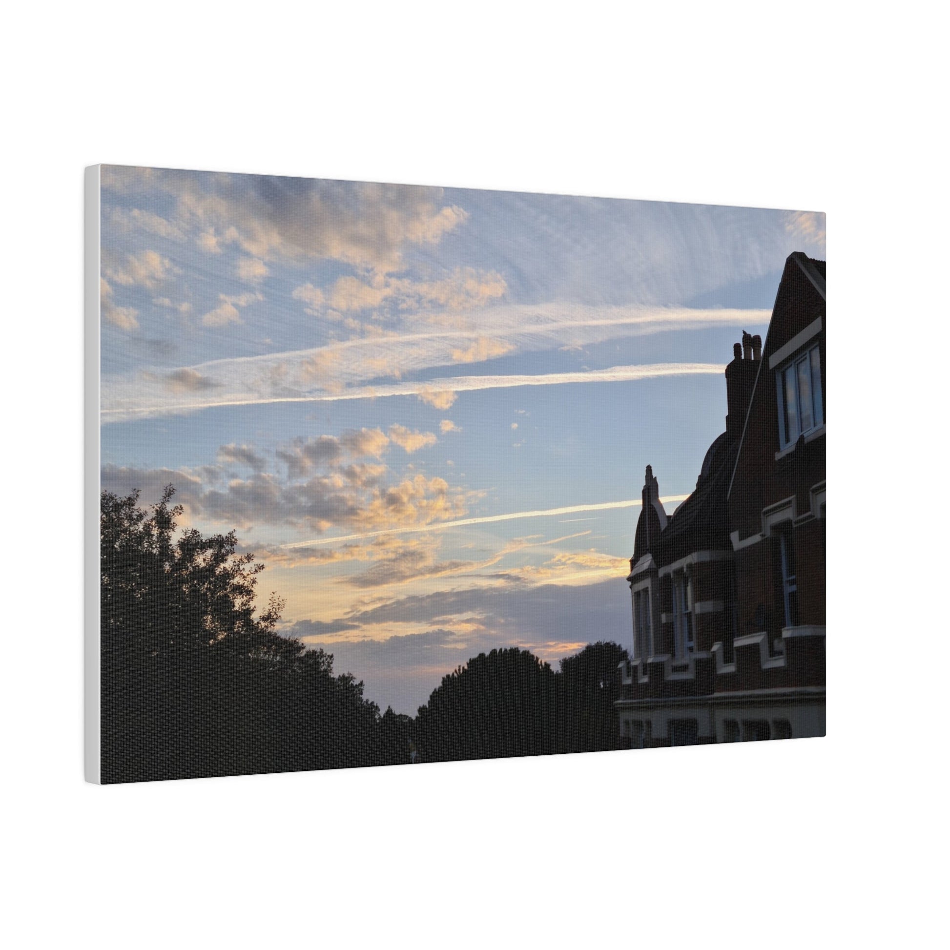 Combination Of Different Clouds On A Blue Sky, Matte Canvas, Stretched, 0.75" - The Trio Synergize Group