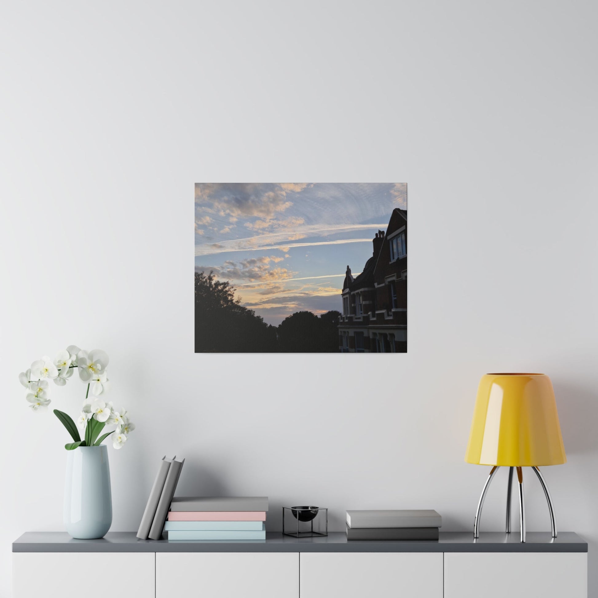Combination Of Different Clouds On A Blue Sky, Matte Canvas, Stretched, 0.75" - The Trio Synergize Group