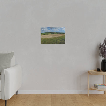 Countryside Fields Landscape, Matte Canvas, Stretched, 0.75" - The Trio Synergize Group