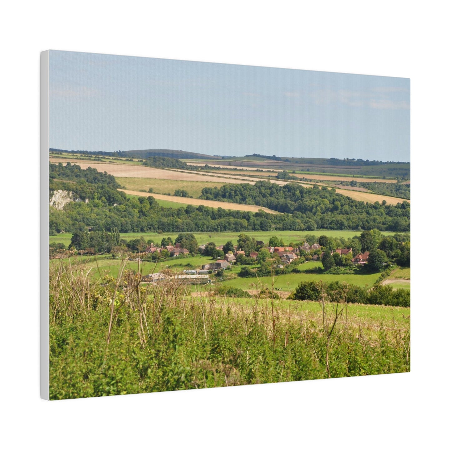 Countryside Landscape, Matte Canvas, Stretched, 0.75" - The Trio Synergize Group