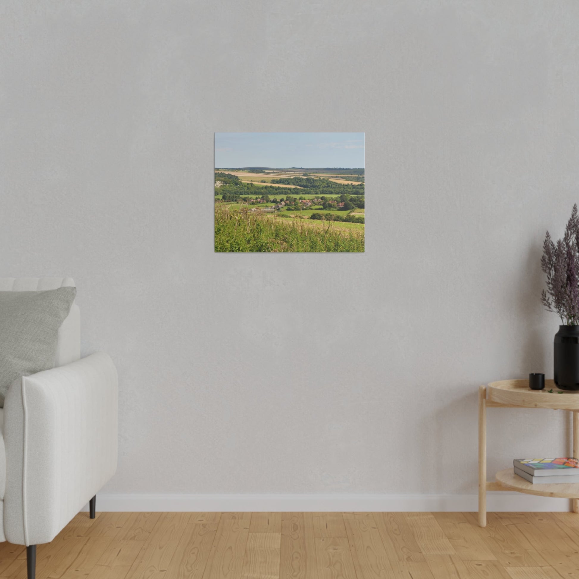 Countryside Landscape, Matte Canvas, Stretched, 0.75" - The Trio Synergize Group