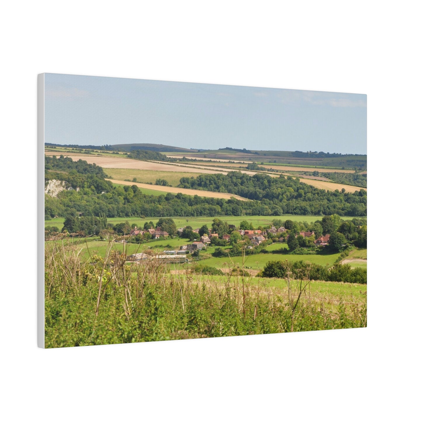 Countryside Landscape, Matte Canvas, Stretched, 0.75" - The Trio Synergize Group