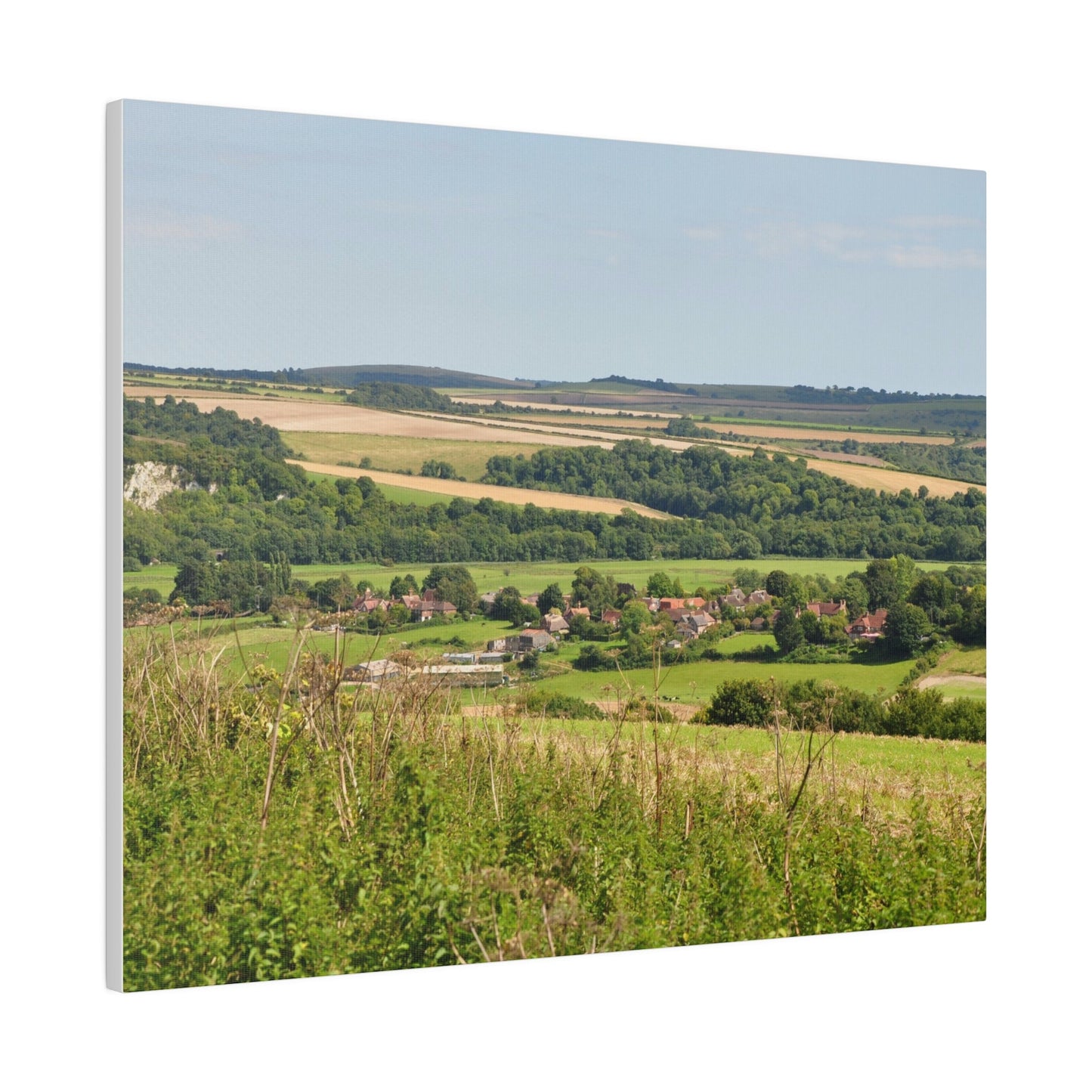 Countryside Landscape, Matte Canvas, Stretched, 0.75" - The Trio Synergize Group
