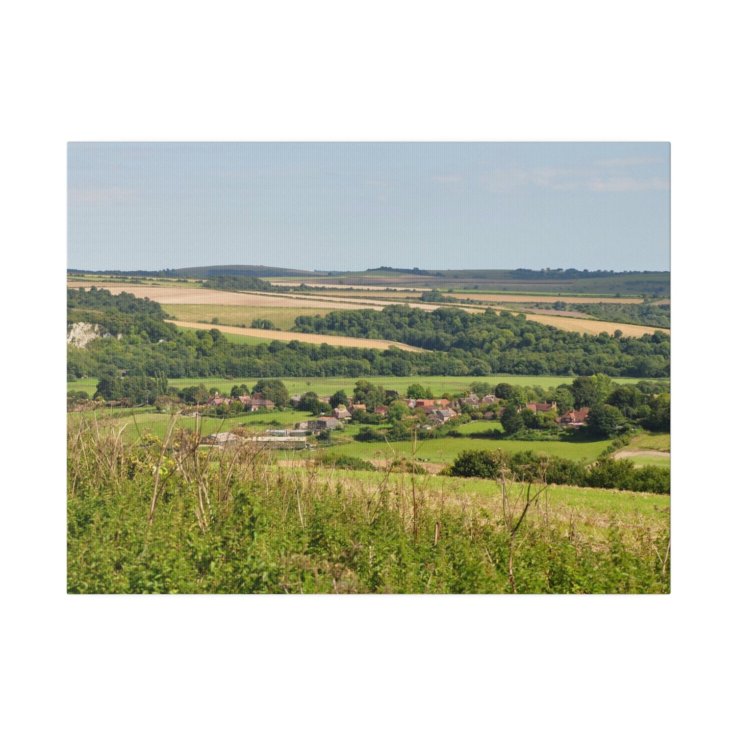 Countryside Landscape, Matte Canvas, Stretched, 0.75" - The Trio Synergize Group