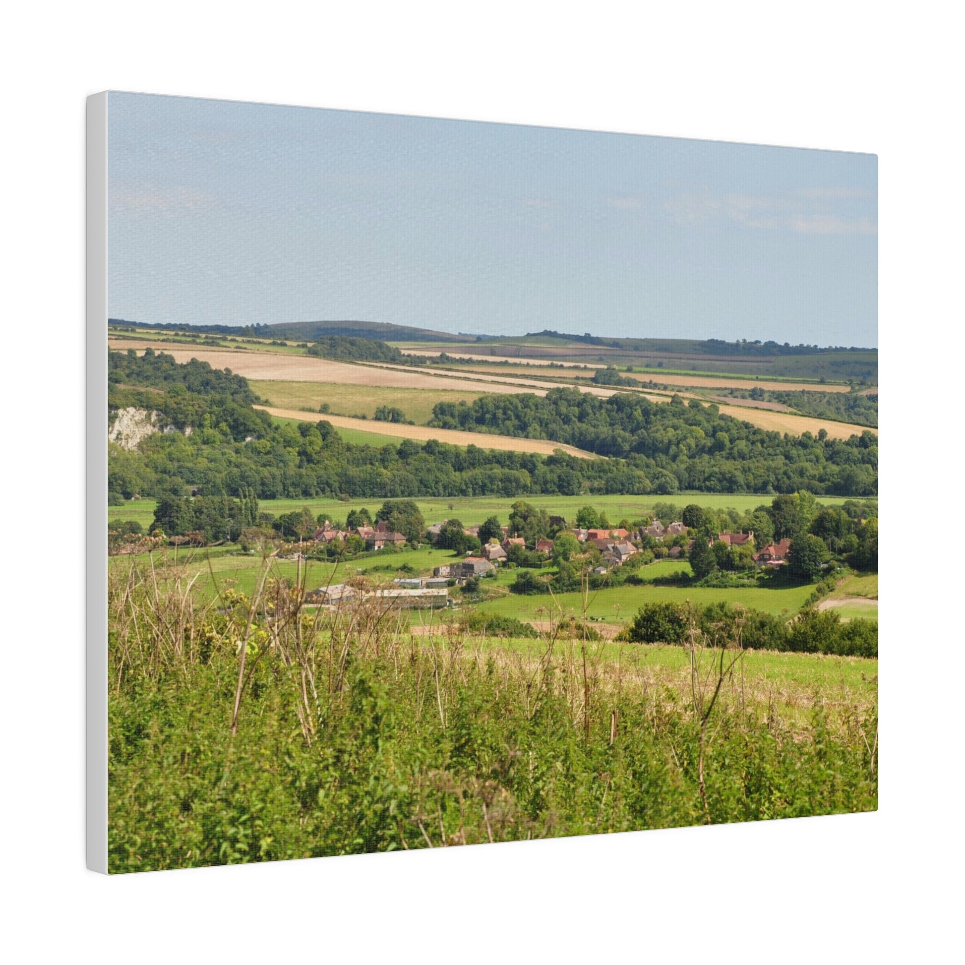 Countryside Landscape, Matte Canvas, Stretched, 0.75" - The Trio Synergize Group