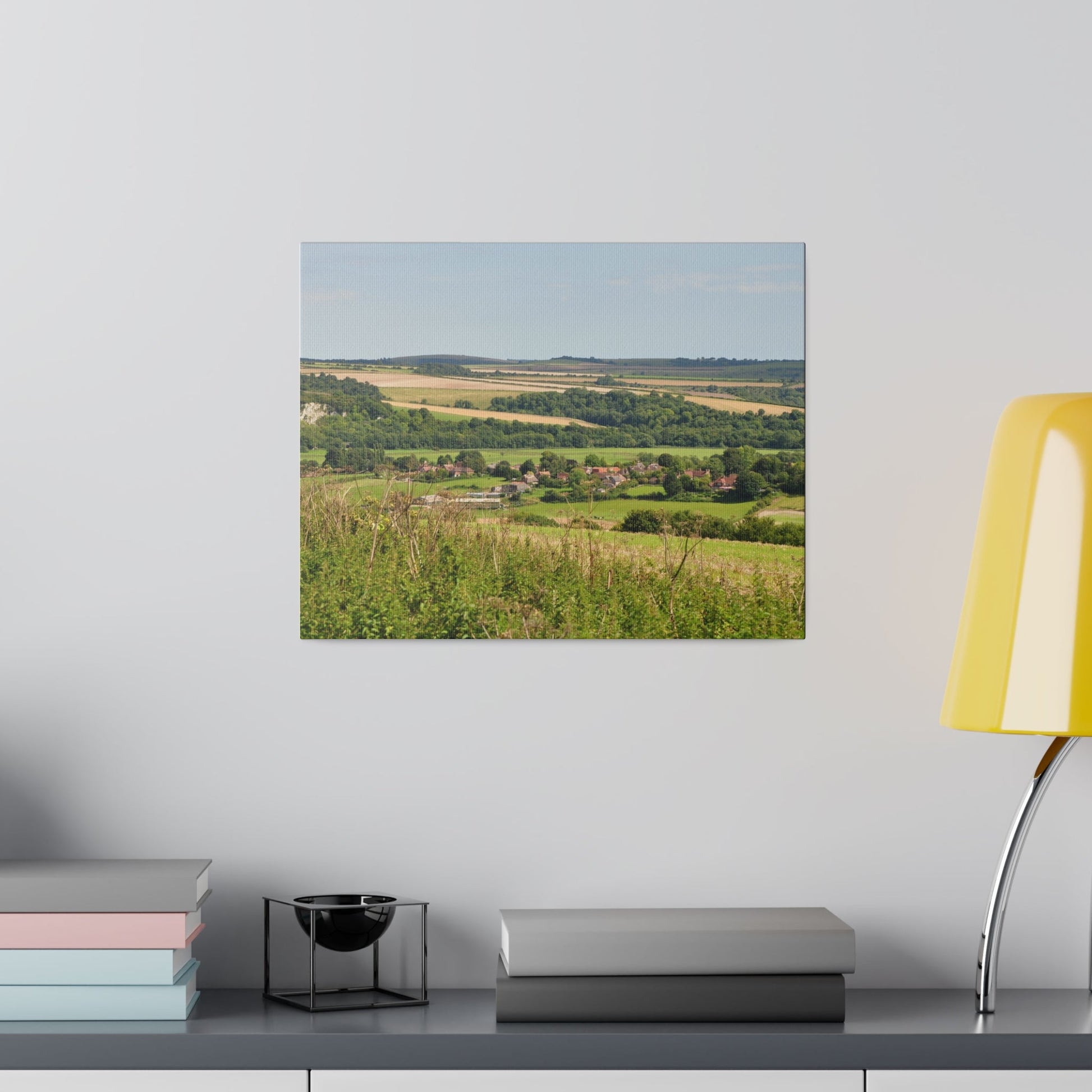 Countryside Landscape, Matte Canvas, Stretched, 0.75" - The Trio Synergize Group