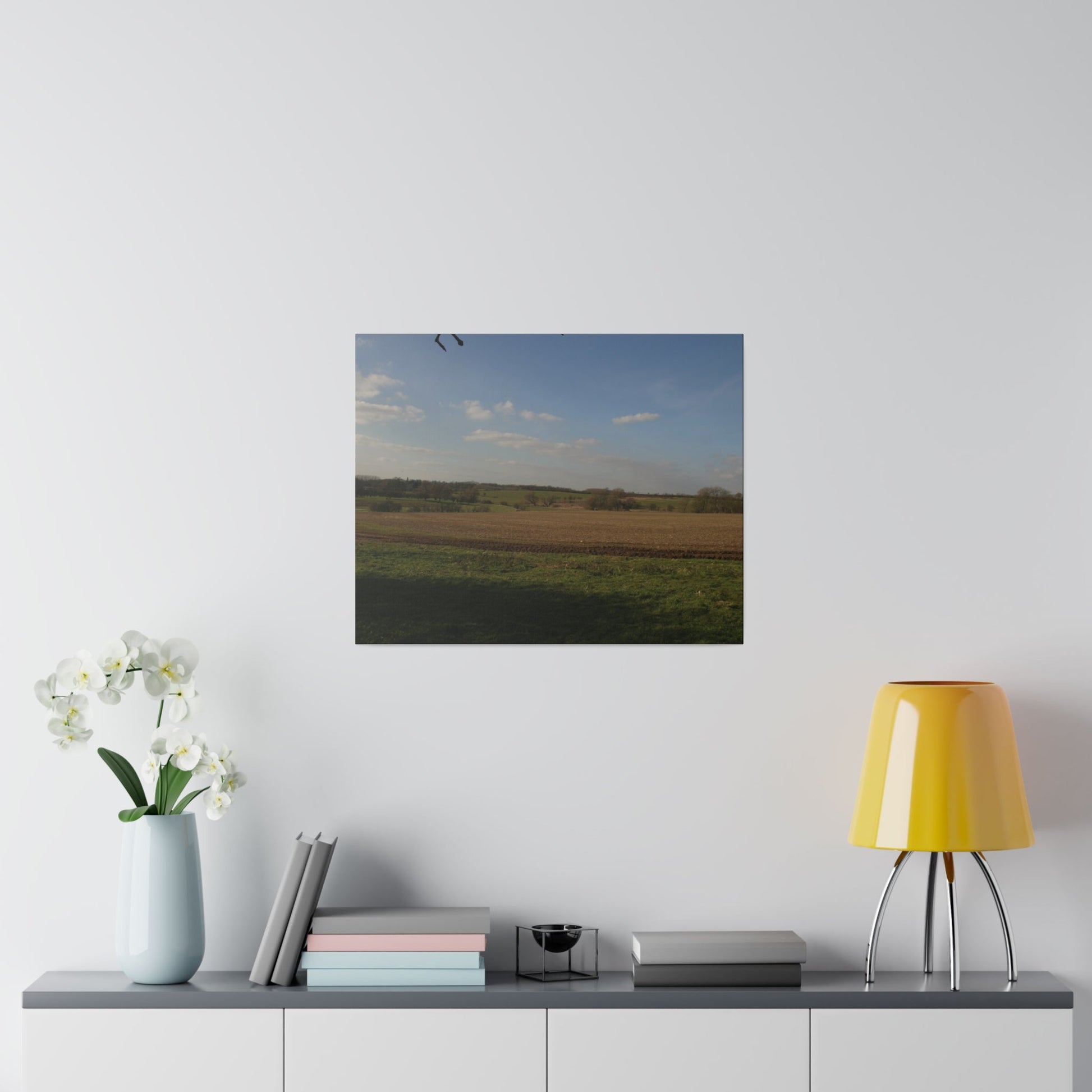 Countryside Landscape, Matte Canvas, Stretched, 0.75" - The Trio Synergize Group