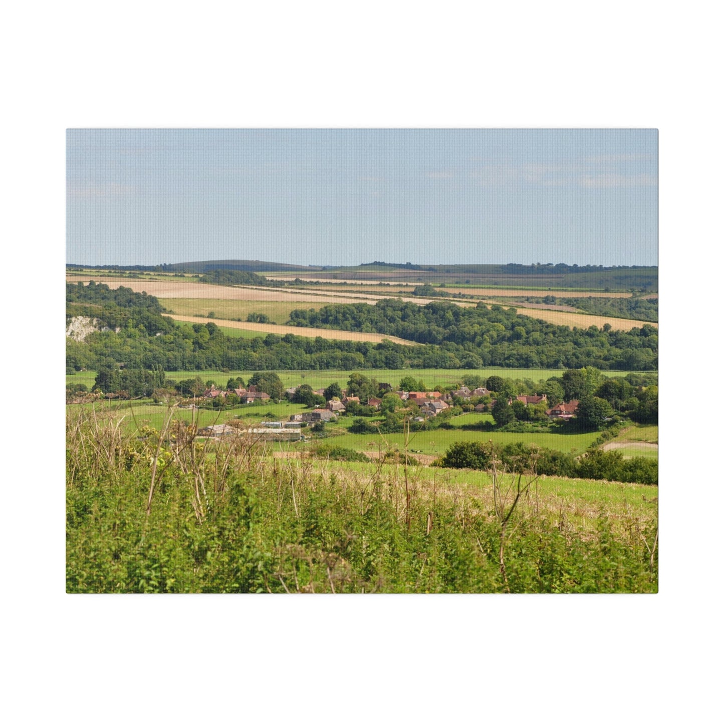 Countryside Landscape, Matte Canvas, Stretched, 0.75" - The Trio Synergize Group
