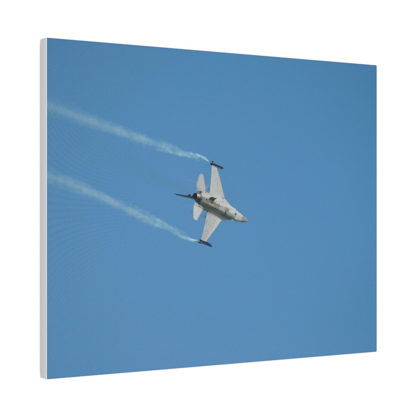 F16 Fighting Falcon Flying Right, Undercarriage Canvas - The Trio Synergize Group