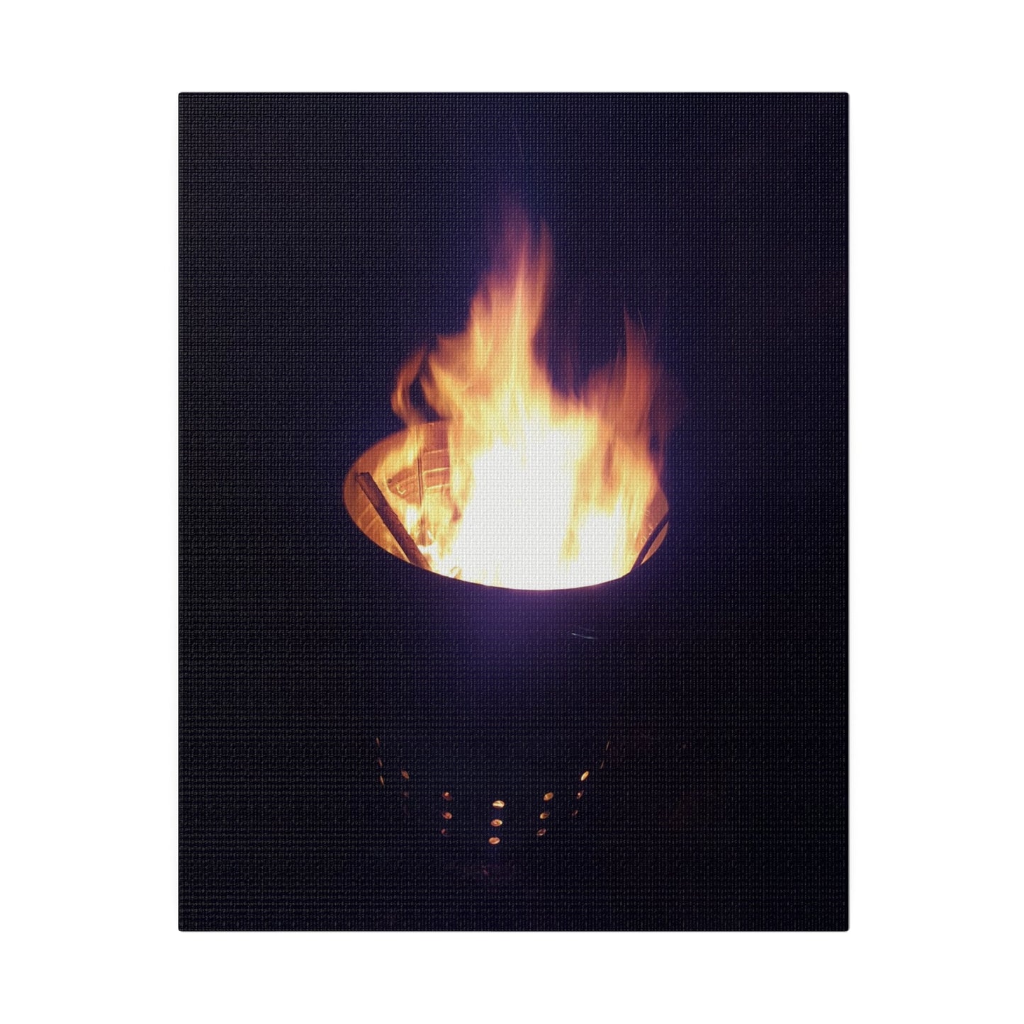 Fire Pit, Matte Canvas, Stretched, 0.75" - The Trio Synergize Group