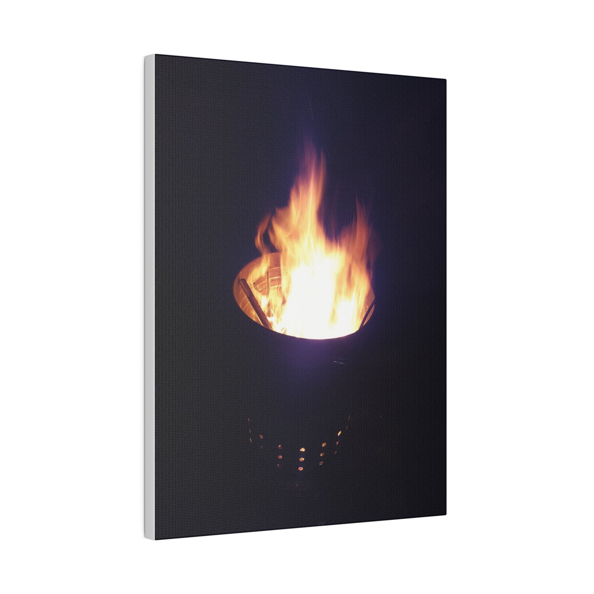 Fire Pit, Matte Canvas, Stretched, 0.75" - The Trio Synergize Group