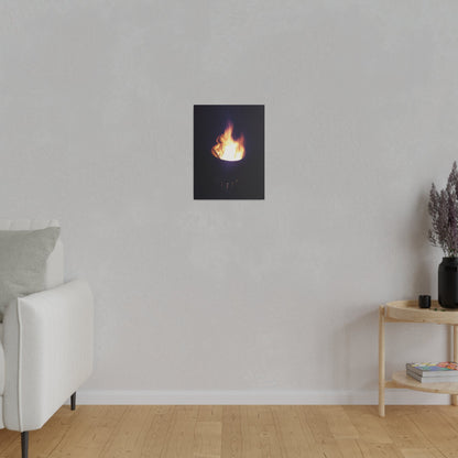 Fire Pit, Matte Canvas, Stretched, 0.75" - The Trio Synergize Group