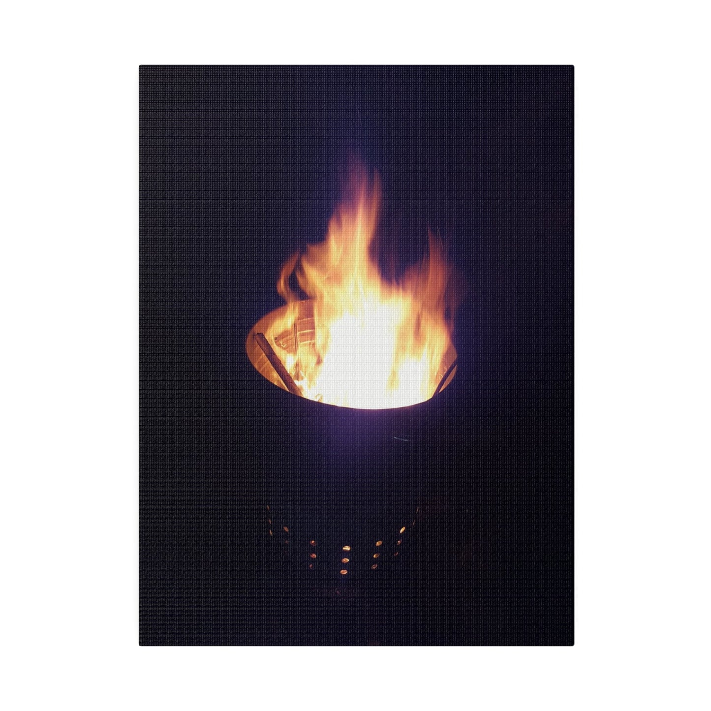 Fire Pit, Matte Canvas, Stretched, 0.75" - The Trio Synergize Group