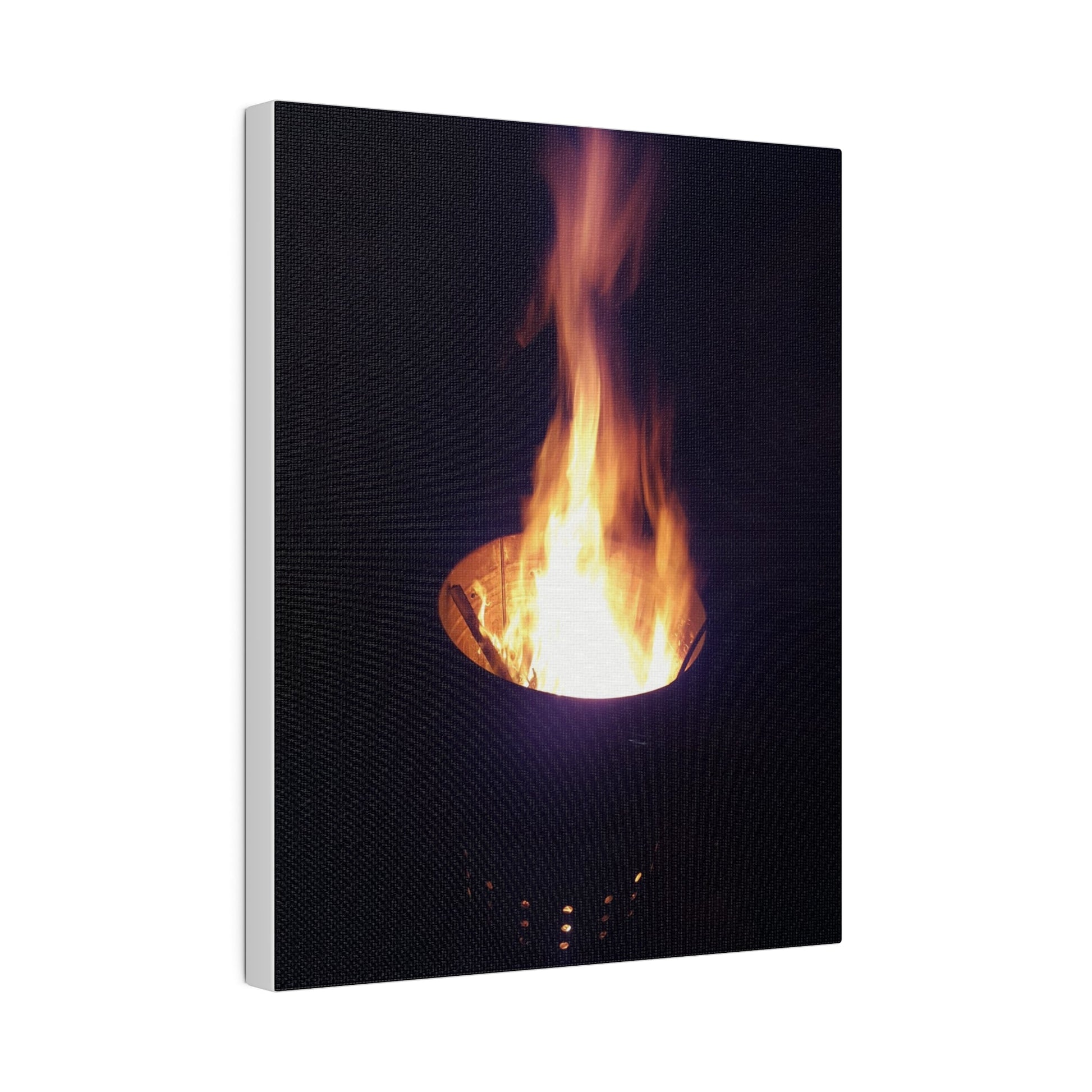 Fire Pit, Matte Canvas, Stretched, 0.75" - The Trio Synergize Group