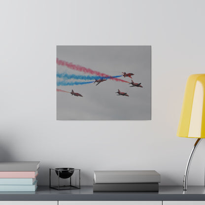 Red Arrows 3 Straight, Two Ascending Canvas - Fly High! - The Trio Synergize Group