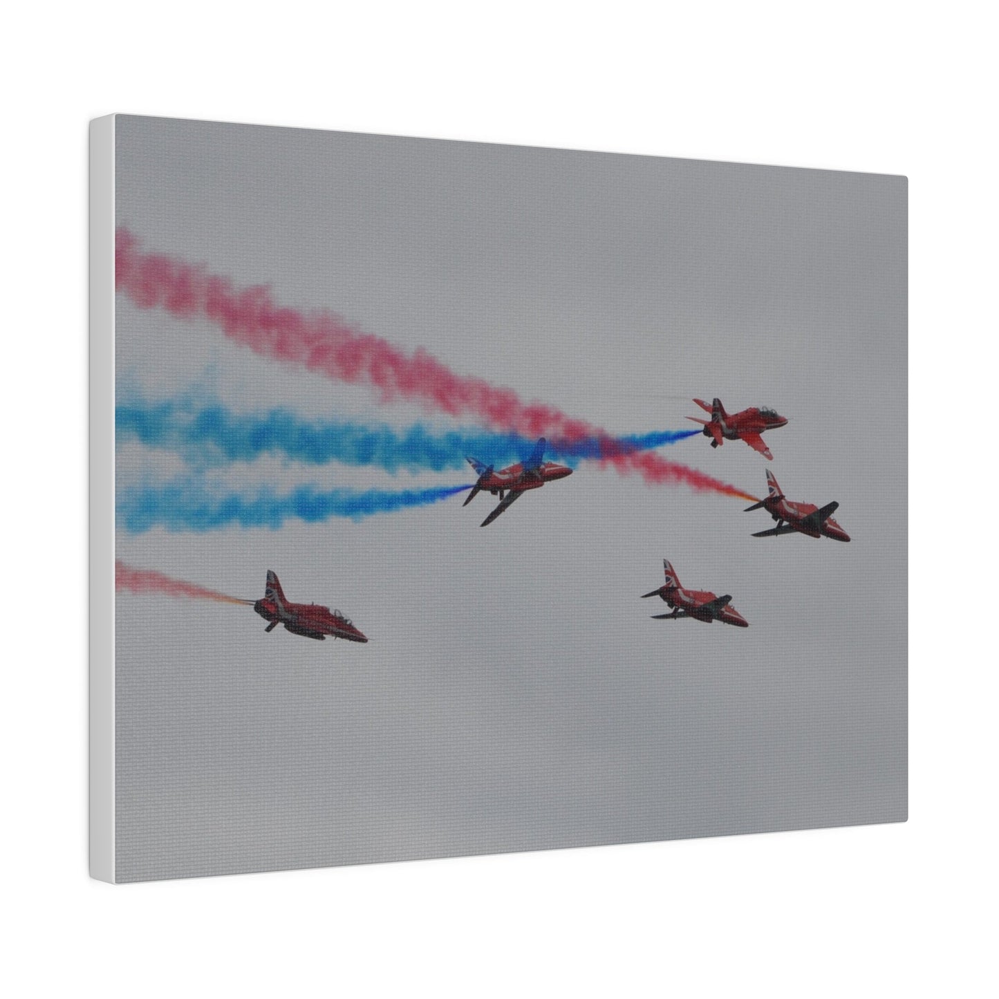 Red Arrows 3 Straight, Two Ascending Canvas - Fly High! - The Trio Synergize Group
