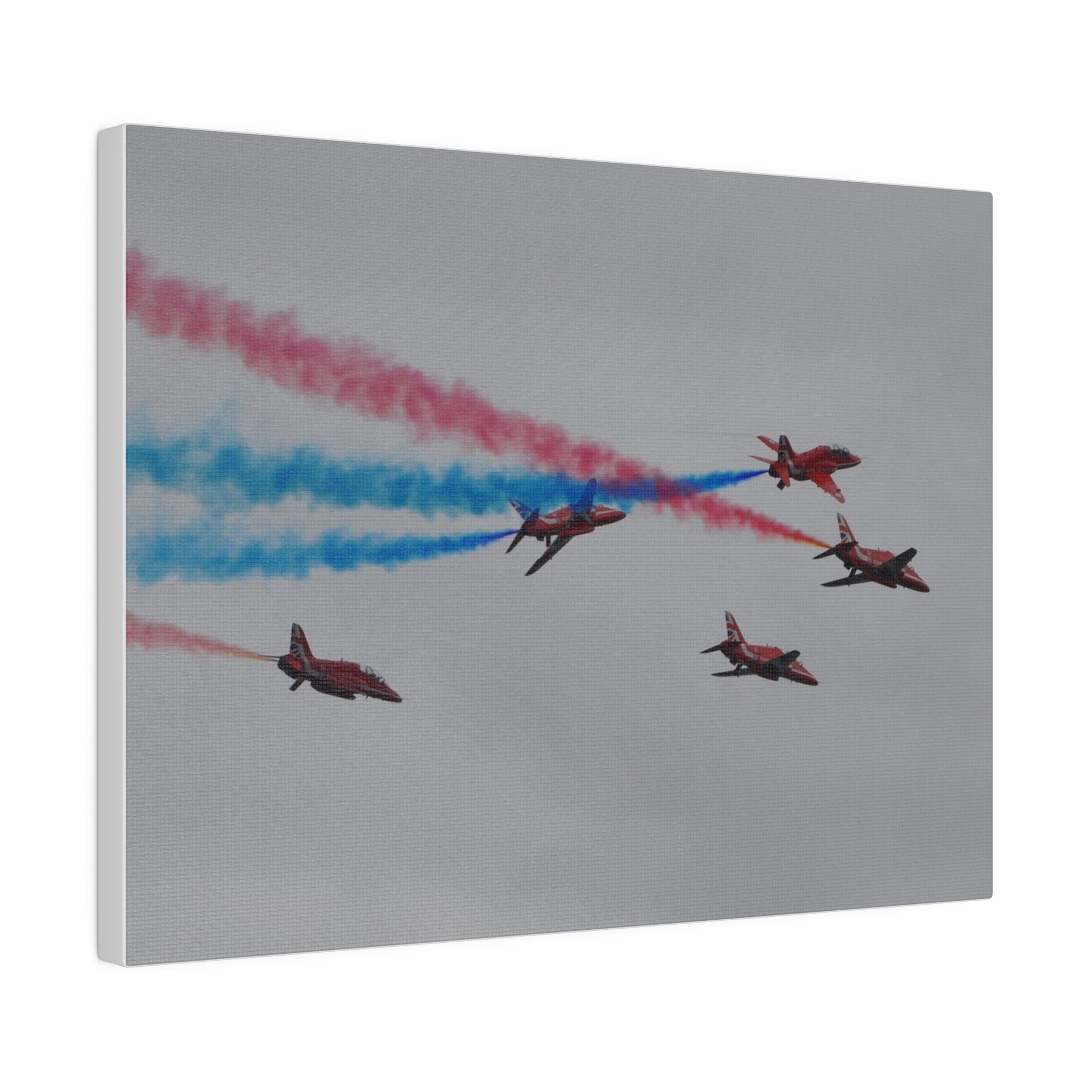 Red Arrows 3 Straight, Two Ascending Canvas - Fly High! - The Trio Synergize Group