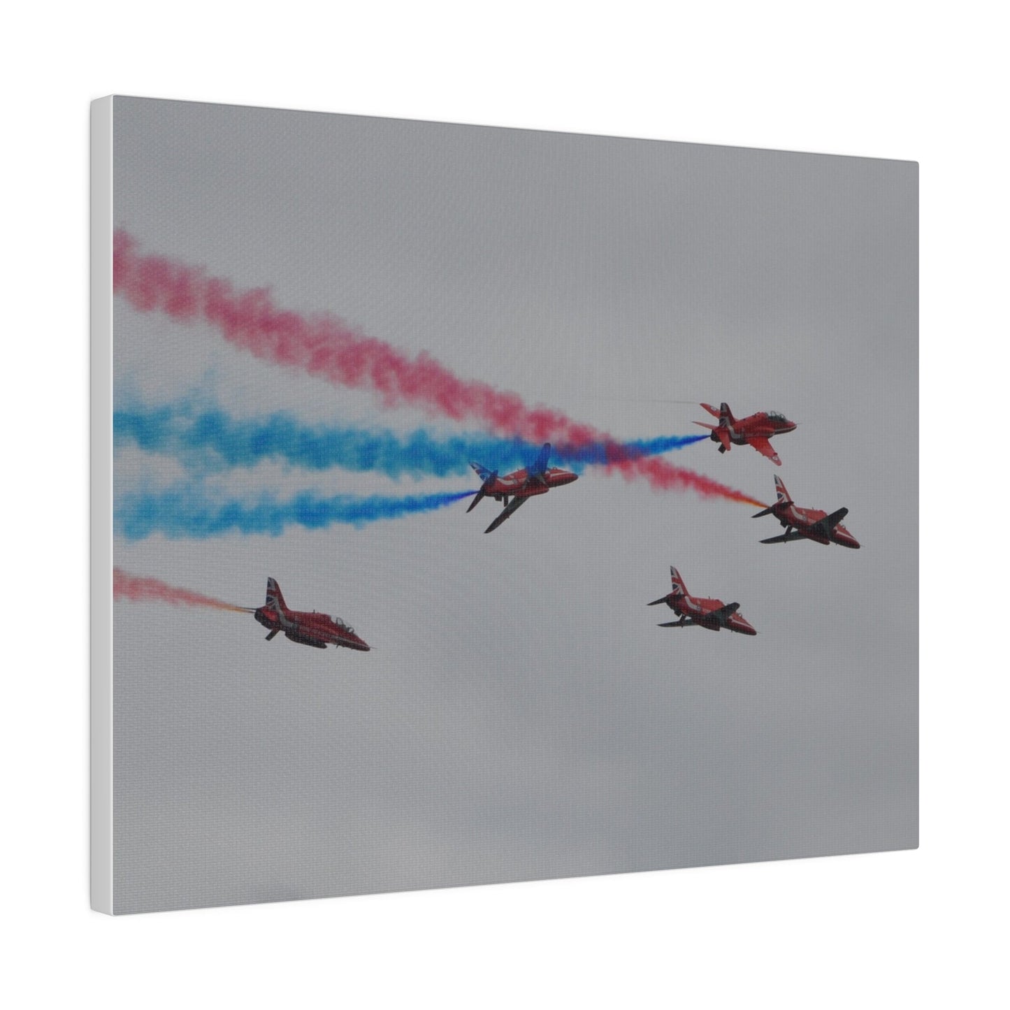 Red Arrows 3 Straight, Two Ascending Canvas - Fly High! - The Trio Synergize Group