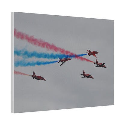 Red Arrows 3 Straight, Two Ascending Canvas - Fly High! - The Trio Synergize Group