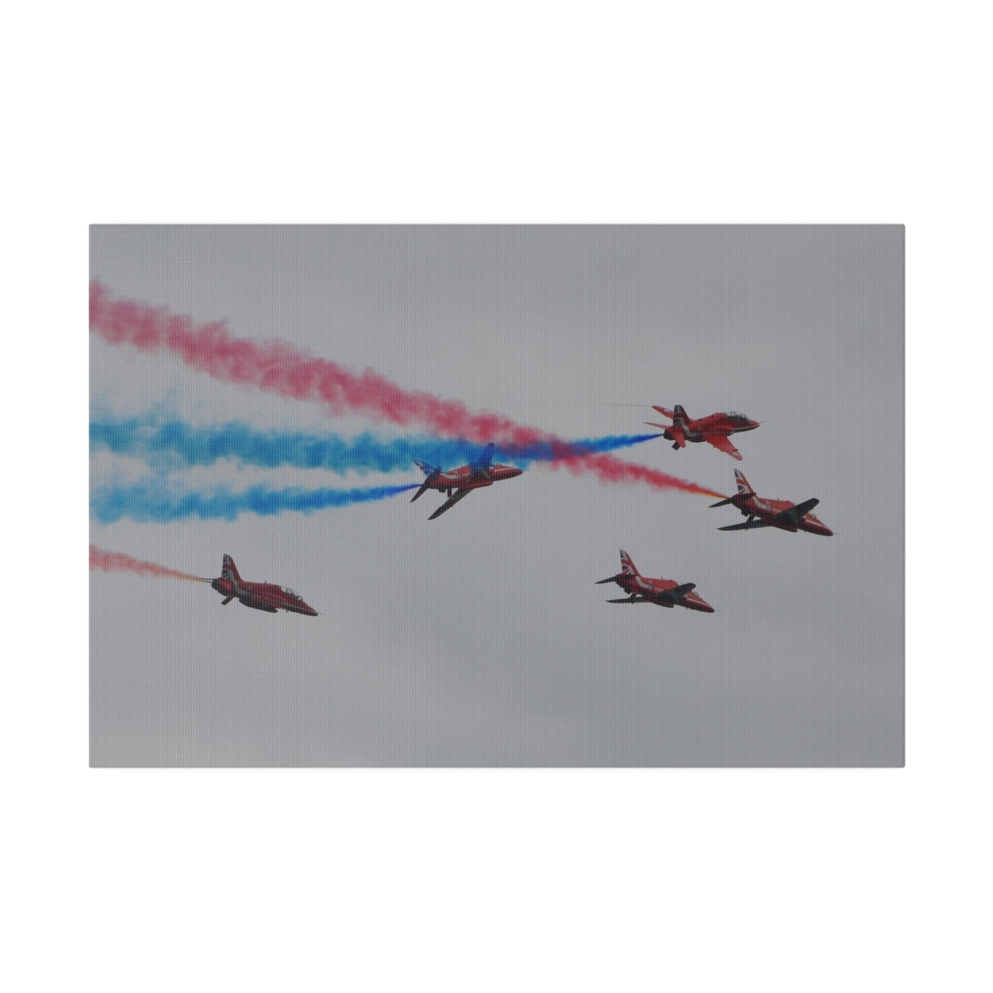 Red Arrows 3 Straight, Two Ascending Canvas - Fly High! - The Trio Synergize Group