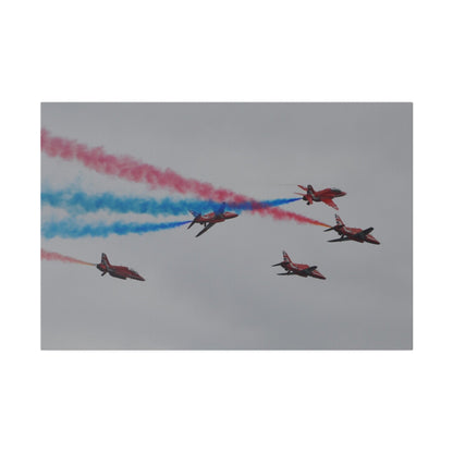 Red Arrows 3 Straight, Two Ascending Canvas - Fly High! - The Trio Synergize Group