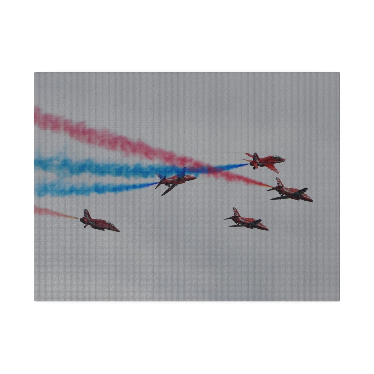 Red Arrows 3 Straight, Two Ascending Canvas - Fly High! - The Trio Synergize Group