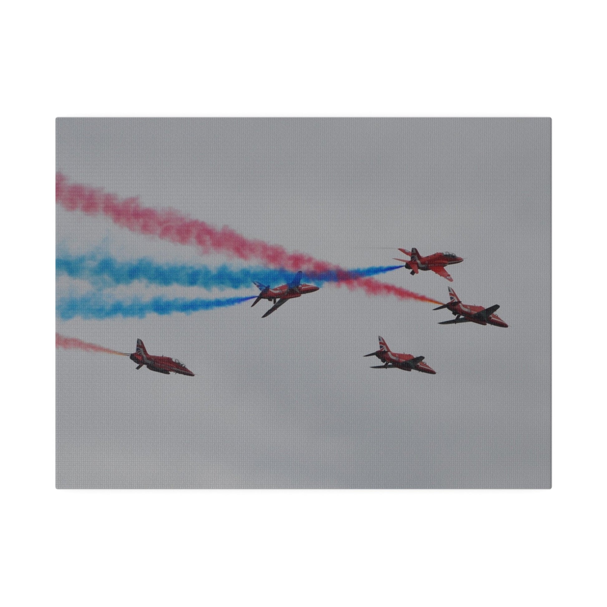 Red Arrows 3 Straight, Two Ascending Canvas - Fly High! - The Trio Synergize Group