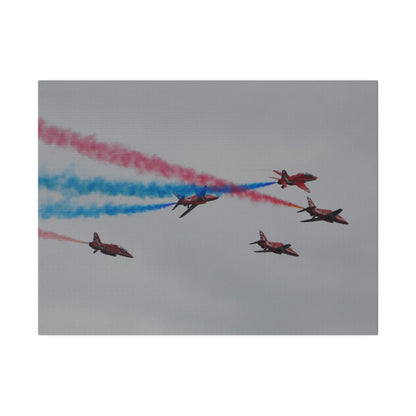 Red Arrows 3 Straight, Two Ascending Canvas - Fly High! - The Trio Synergize Group