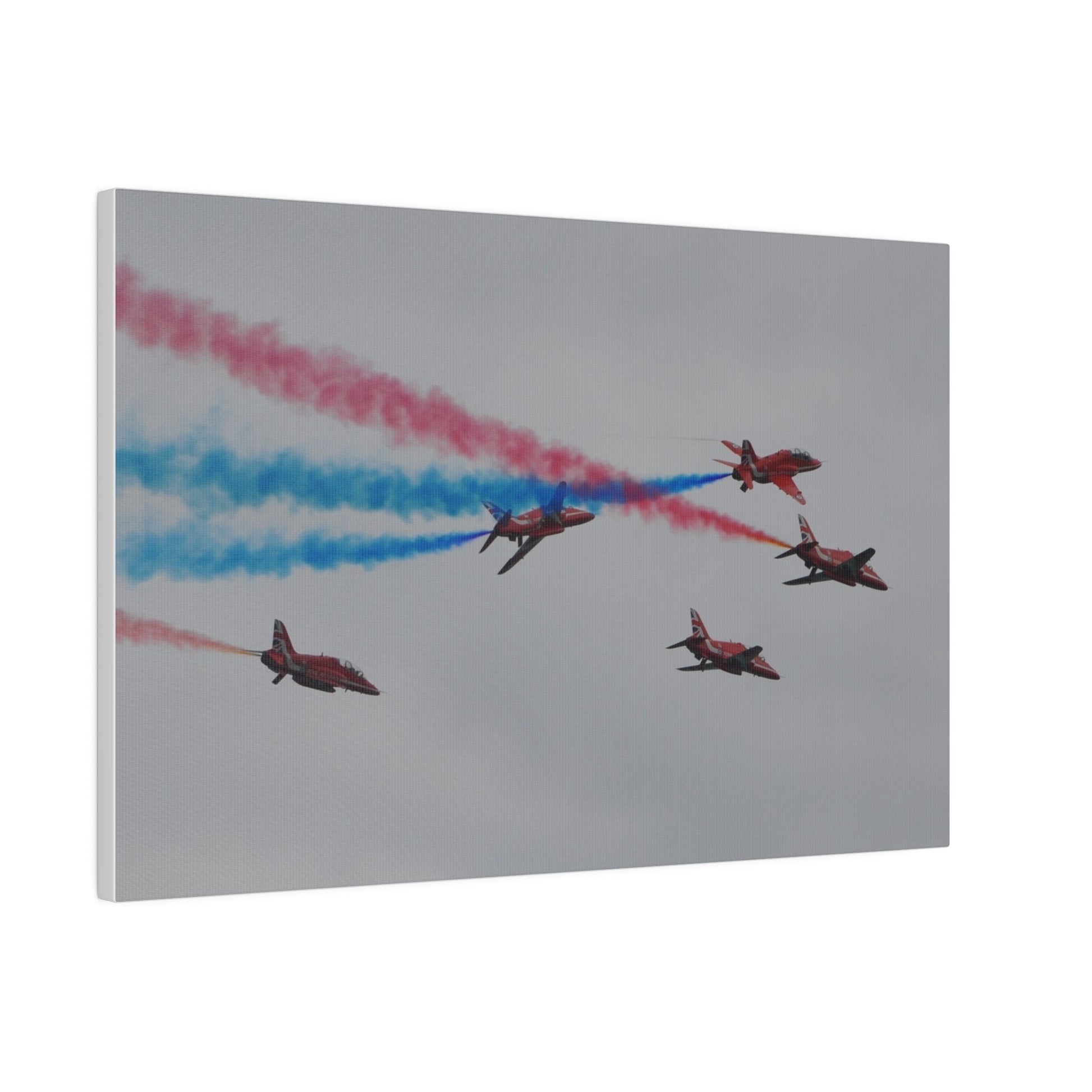 Red Arrows 3 Straight, Two Ascending Canvas - Fly High! - The Trio Synergize Group