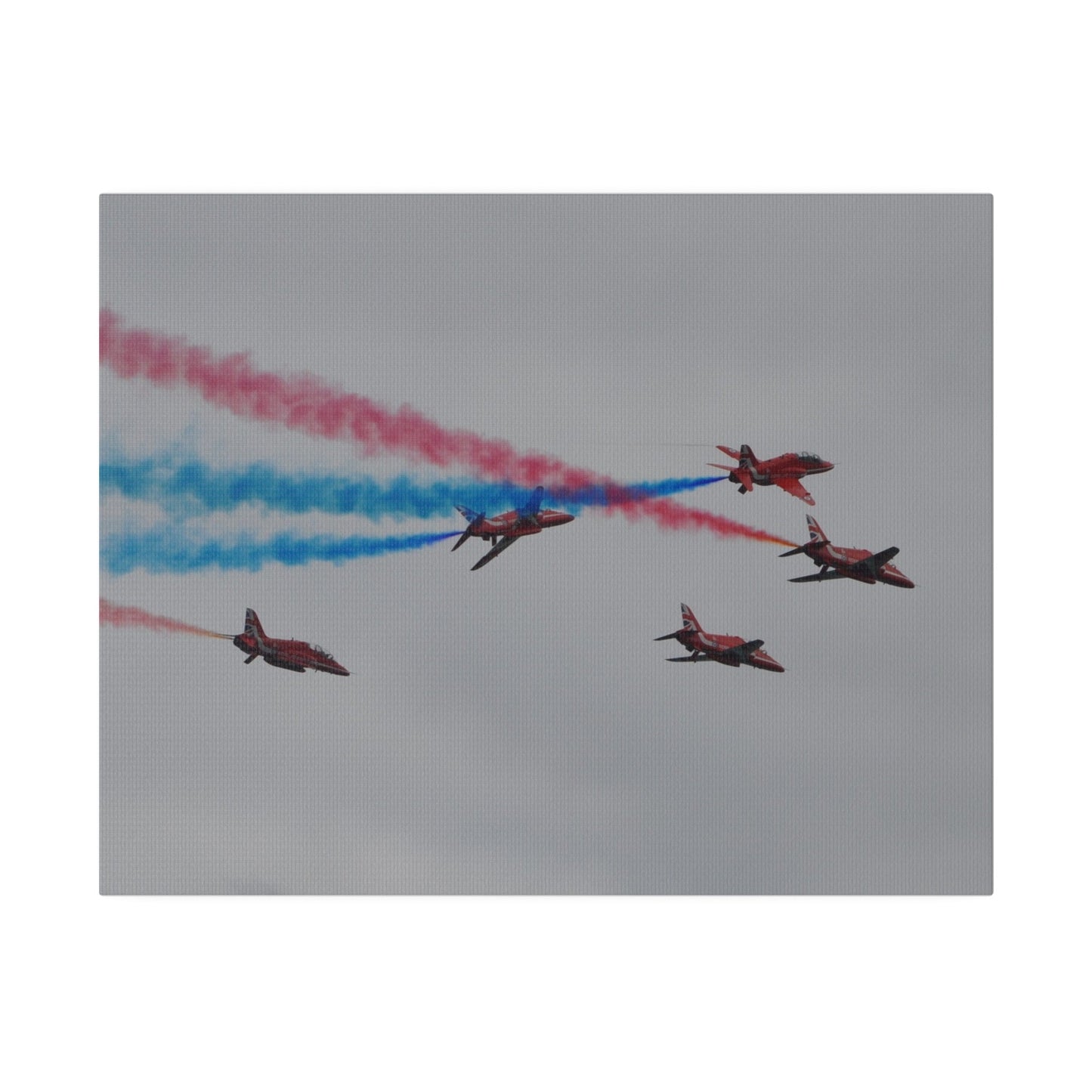 Red Arrows 3 Straight, Two Ascending Canvas - Fly High! - The Trio Synergize Group