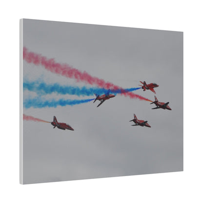 Red Arrows 3 Straight, Two Ascending Canvas - Fly High! - The Trio Synergize Group