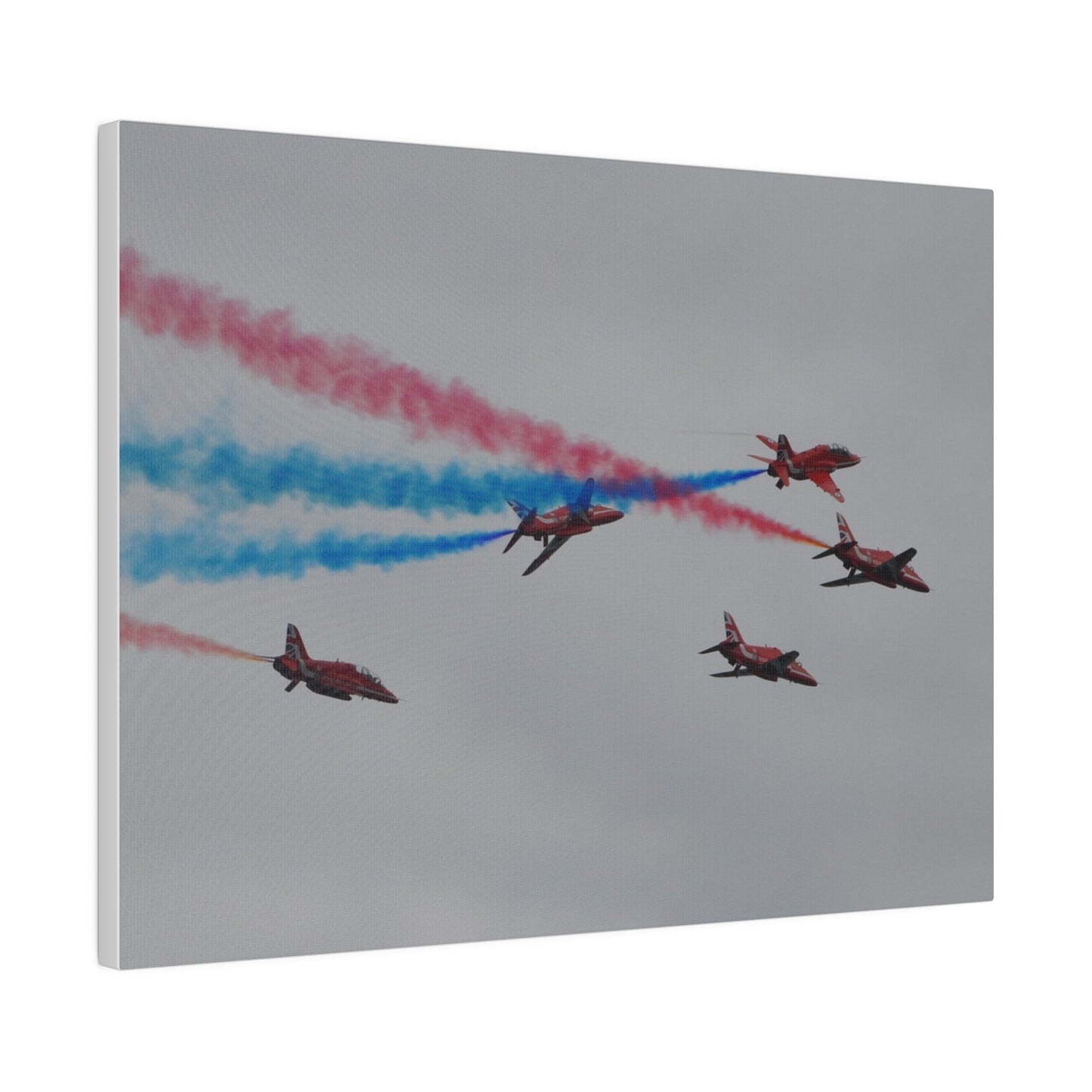 Red Arrows 3 Straight, Two Ascending Canvas - Fly High! - The Trio Synergize Group