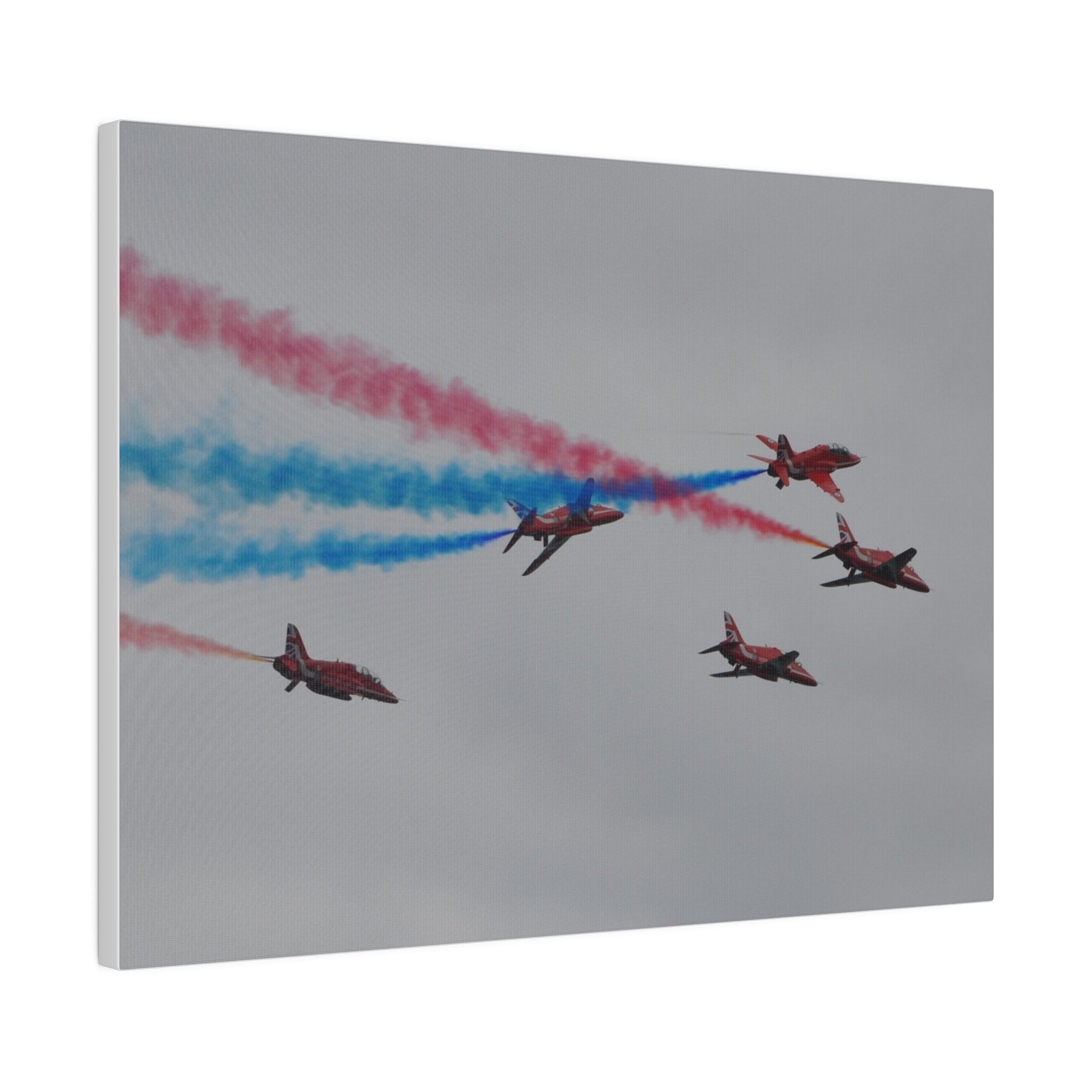 Red Arrows 3 Straight, Two Ascending Canvas - Fly High! - The Trio Synergize Group