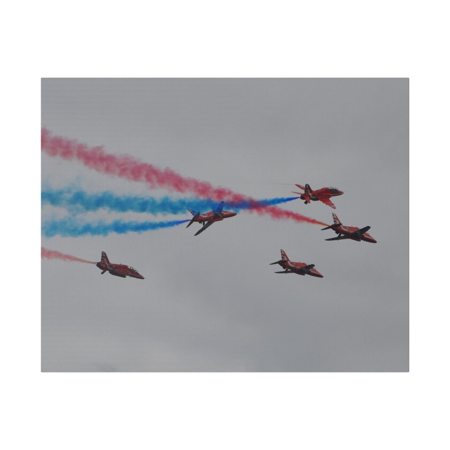 Red Arrows 3 Straight, Two Ascending Canvas - Fly High! - The Trio Synergize Group