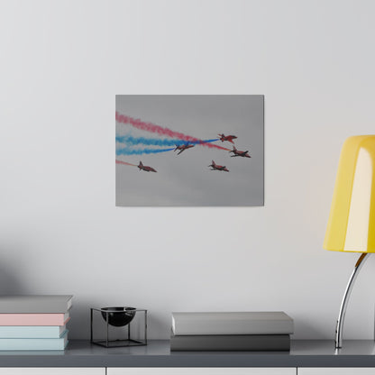 Red Arrows 3 Straight, Two Ascending Canvas - Fly High! - The Trio Synergize Group