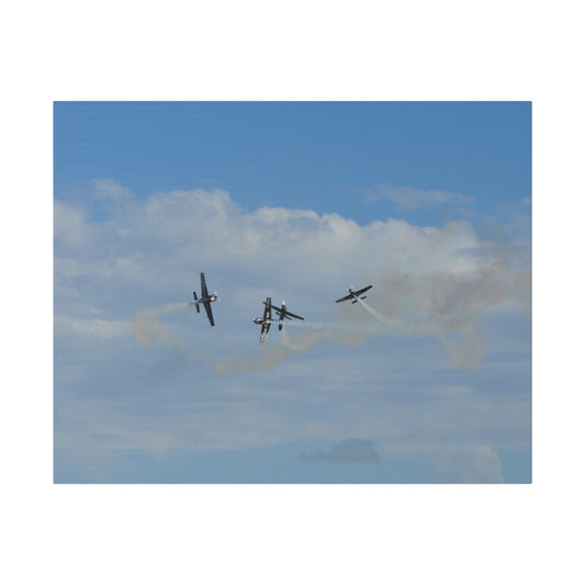 The Blades Close Break Formation With Smoke Canvas - The Trio Synergize Group