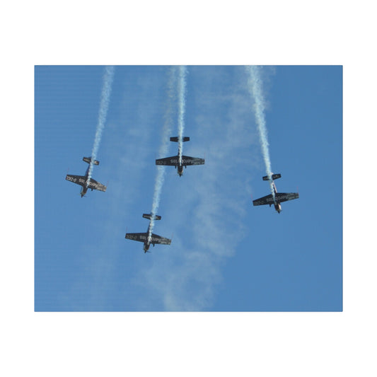 The Blades Descending Breaking Formation With Smoke Canvas - The Trio Synergize Group