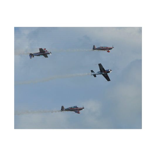 The Blades In Formation Different Angles Close Up Canvas - The Trio Synergize Group