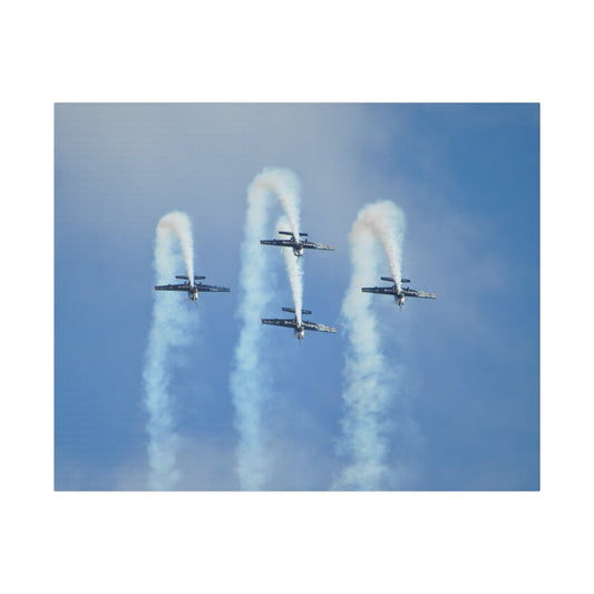 The Blades - Up And Looping Back Down In Formation Canvas - The Trio Synergize Group