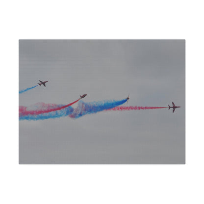 The Red Arrows Canvas: Dynamic Smoke Line Fun! - The Trio Synergize Group