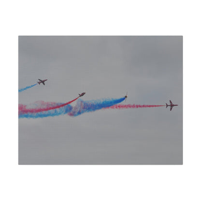 The Red Arrows Canvas: Dynamic Smoke Line Fun! - The Trio Synergize Group