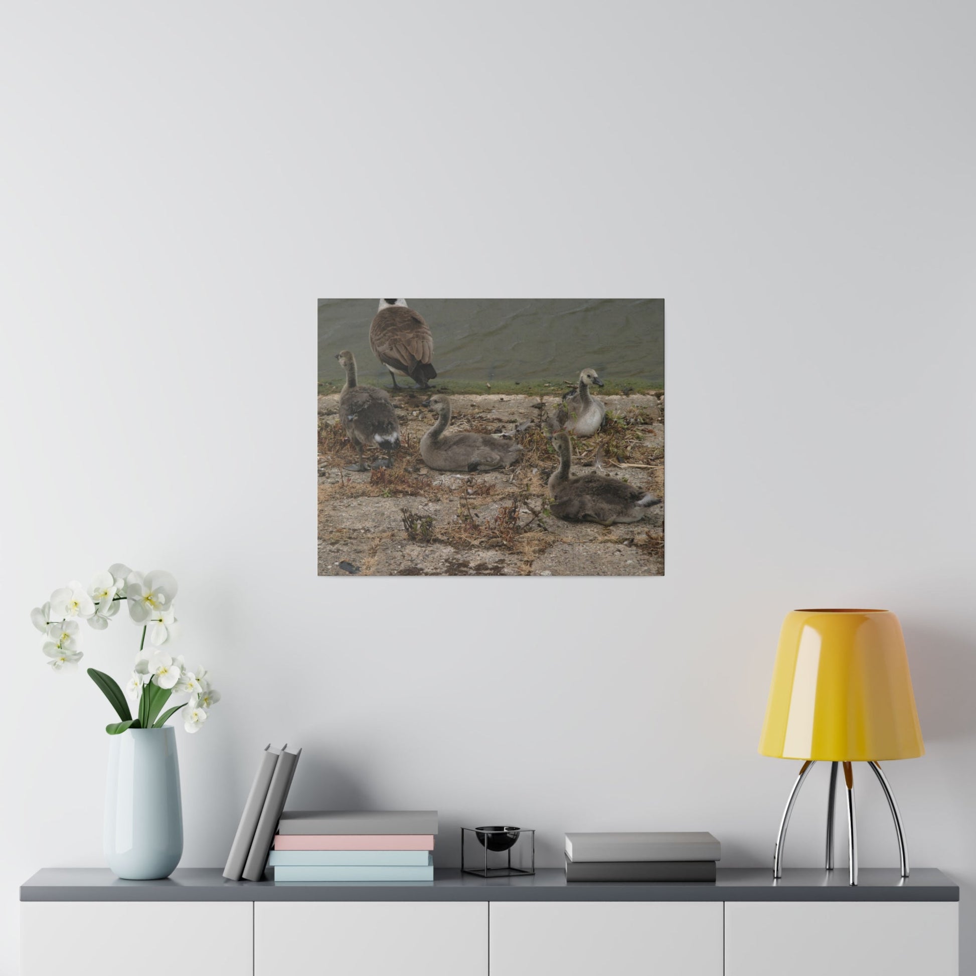 Goslings, Matte Canvas, Stretched, 0.75" - The Trio Synergize Group