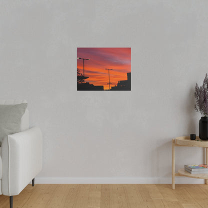 Gradient of Coloured Clouds Due to Sunrise, Matte Canvas, Stretched, 0.75" - The Trio Synergize Group