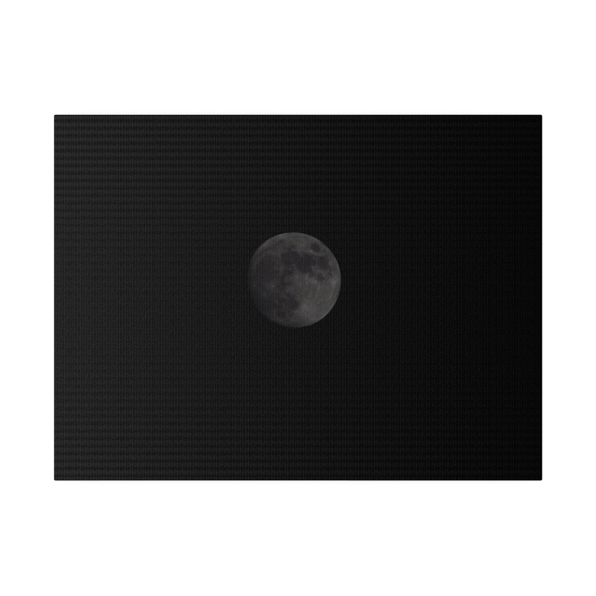 The Gray Moon, Matte Canvas Print - The Trio Synergize Group