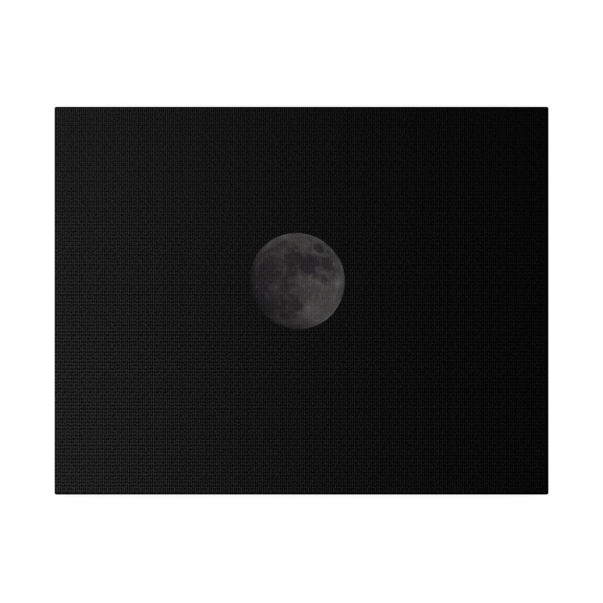 The Gray Moon, Matte Canvas Print - The Trio Synergize Group