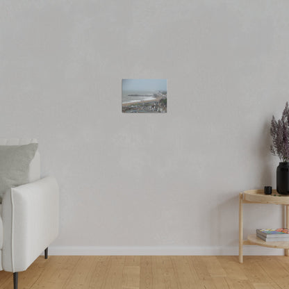 Hastings Sea Front From East - hill Steps And Old Pier Pre Fire, Matte Canvas, Stretched, 0.75" - The Trio Synergize Group