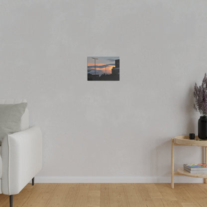 Hastings Train Station With Sunset And Nice Cloud Formation, Matte Canvas, Stretched, 0.75" - The Trio Synergize Group