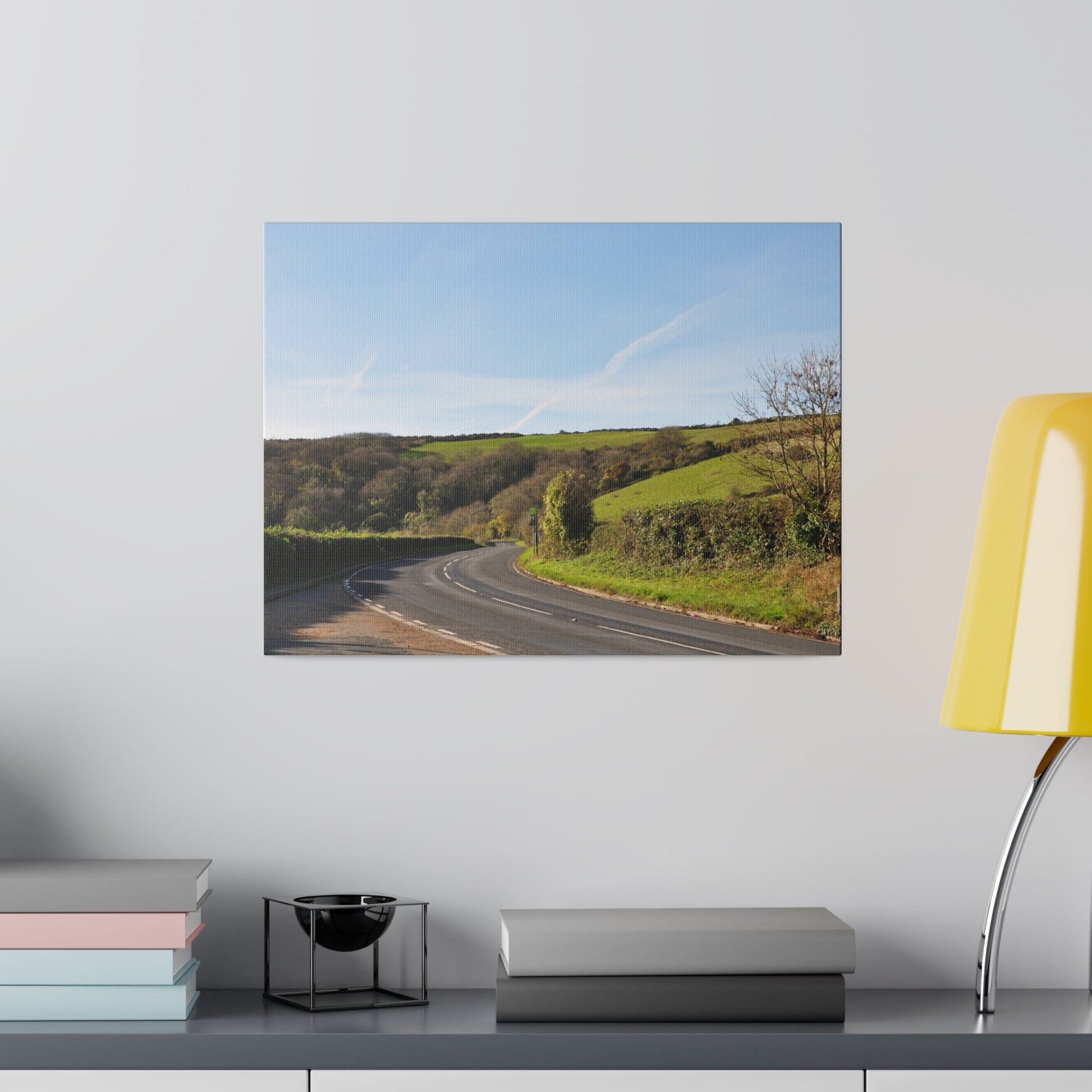 Isle of white Landscape, Matte Canvas, Stretched, 0.75" - The Trio Synergize Group