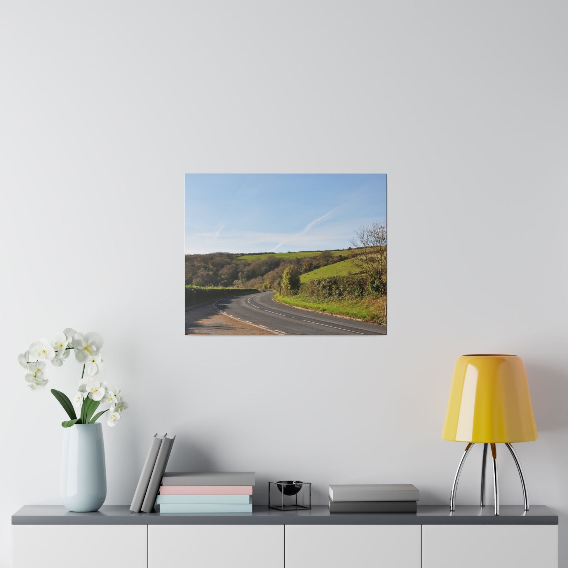Isle of white Landscape, Matte Canvas, Stretched, 0.75" - The Trio Synergize Group