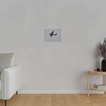 Memorial Flight Avro Lancaster Flying From The Right With A View Of The Undercarriage And Landing Gear Deployed, Matte Canvas, Stretched, 0.75" - The Trio Synergize Group